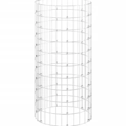 Outlet Puutarhakomposti Ø50x100 cm galvanoitu teräs (15942) Puutarhakompostorit