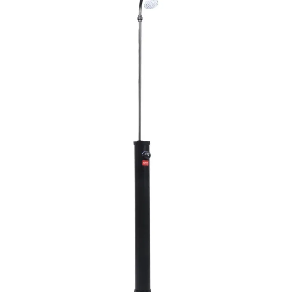 Puutarhan aurinkovoimasuihku musta 215 cm 8 l*FinePRICE Discount