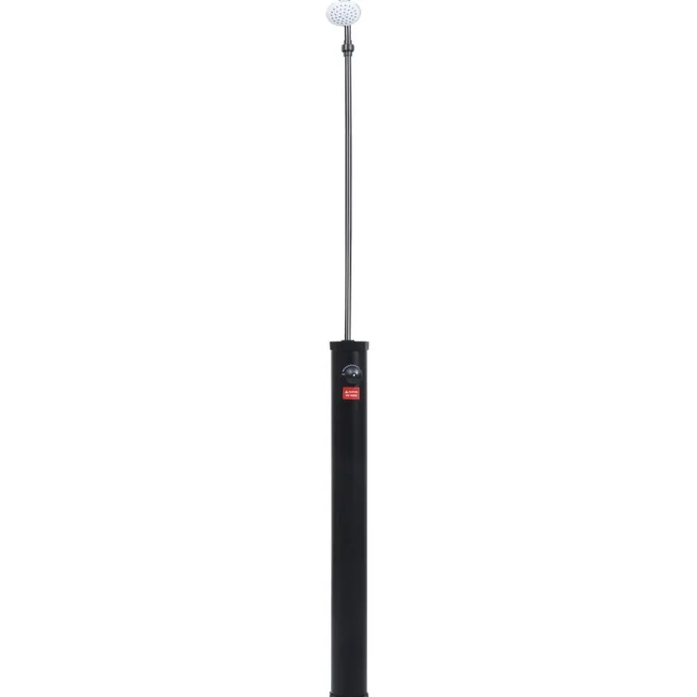 Puutarhan aurinkovoimasuihku musta 215 cm 8 l*FinePRICE Discount