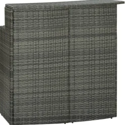 Puutarhan bistrosarja 3-osainen harmaa (64887)*FinePRICE Discount