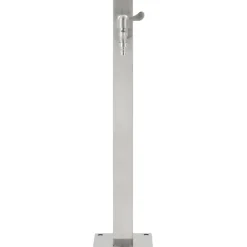 Puutarhan hanapylväs neliskulmainen ruostumaton teräs 65 cm*FinePRICE Online