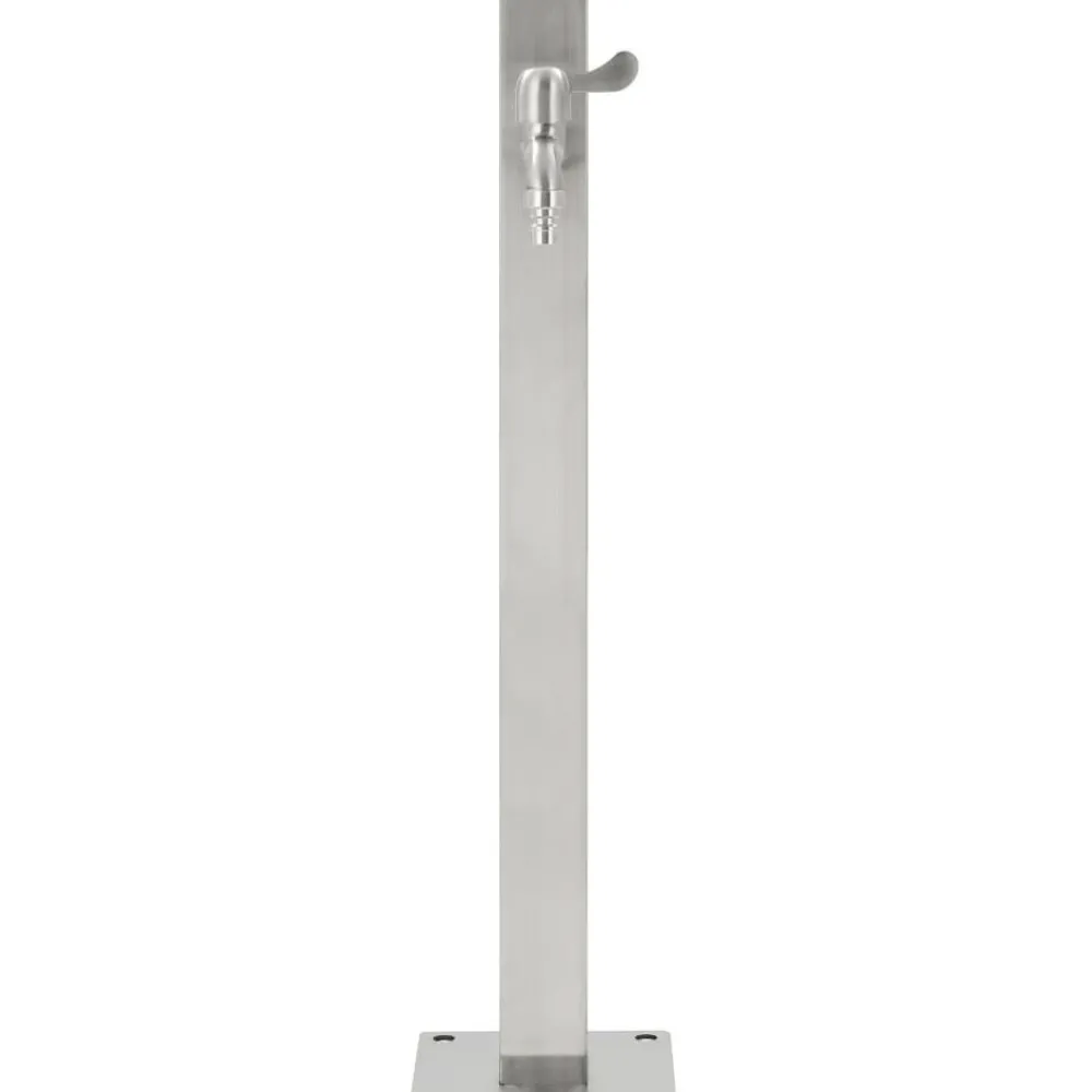 Puutarhan hanapylväs neliskulmainen ruostumaton teräs 65 cm*FinePRICE Online