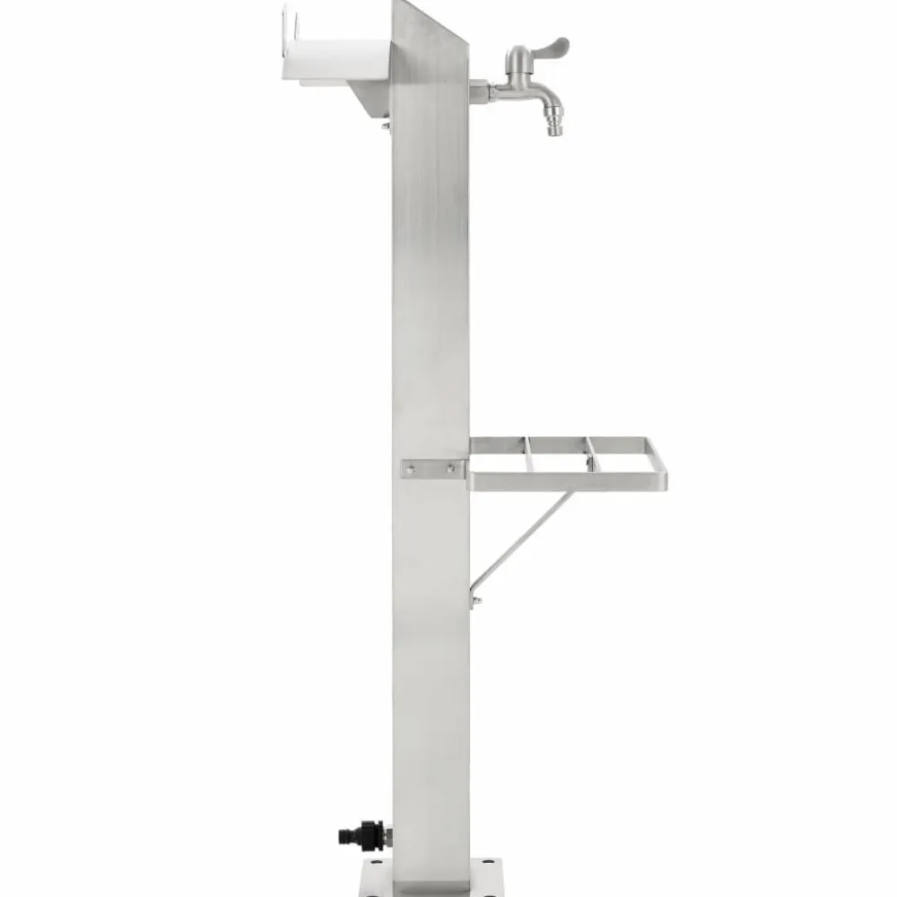 Puutarhan hanapylväs neliskulmainen ruostumaton teräs 95cm*FinePRICE Discount