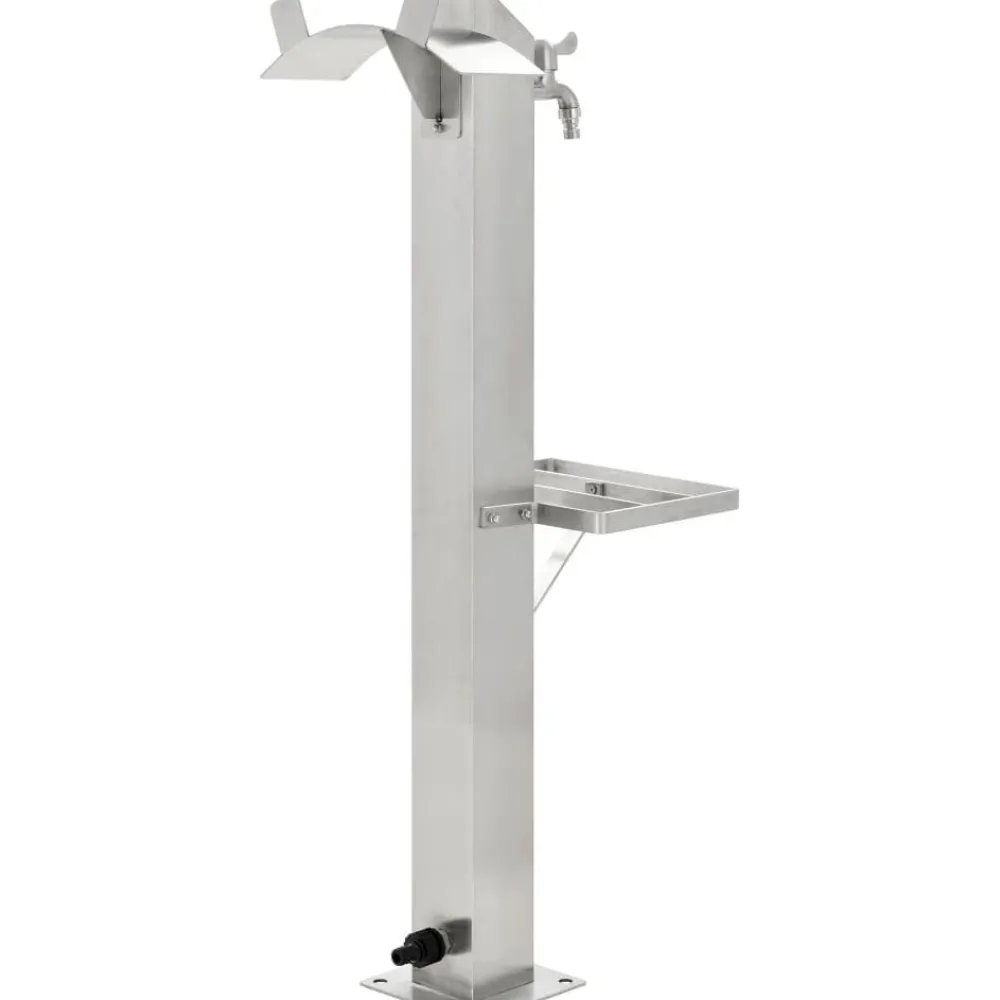 Puutarhan hanapylväs neliskulmainen ruostumaton teräs 95cm*FinePRICE Discount