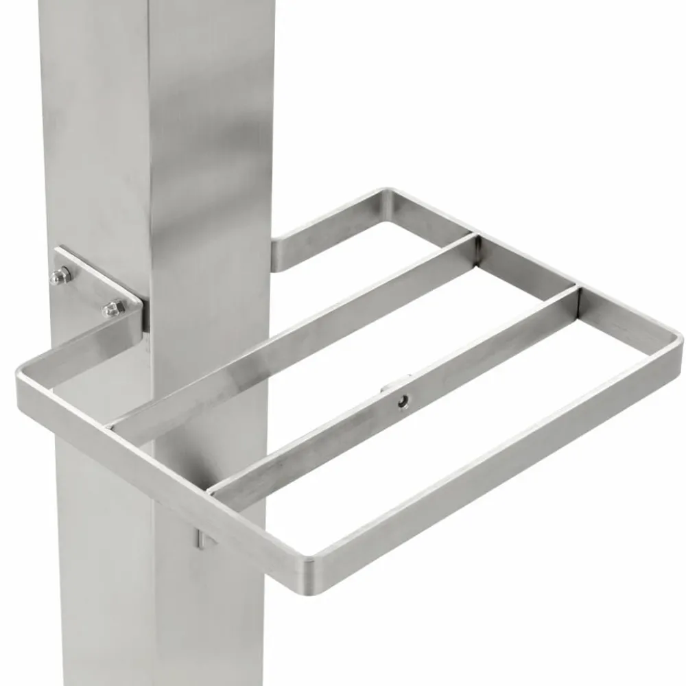 Puutarhan hanapylväs neliskulmainen ruostumaton teräs 95cm*FinePRICE Discount