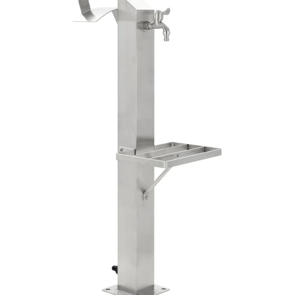 Puutarhan hanapylväs neliskulmainen ruostumaton teräs 95cm*FinePRICE Discount