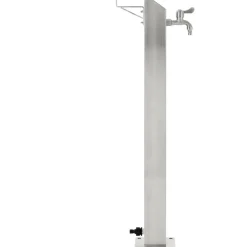 Best Puutarhan hanapylväs neliskulmainen ruostumaton teräs 95 cm Sadevesitynnyrit