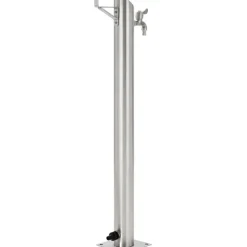 Puutarhan hanapylväs pyöreä ruostumaton teräs 95 cm*FinePRICE New