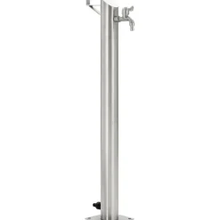 Puutarhan hanapylväs pyöreä ruostumaton teräs 95 cm*FinePRICE New