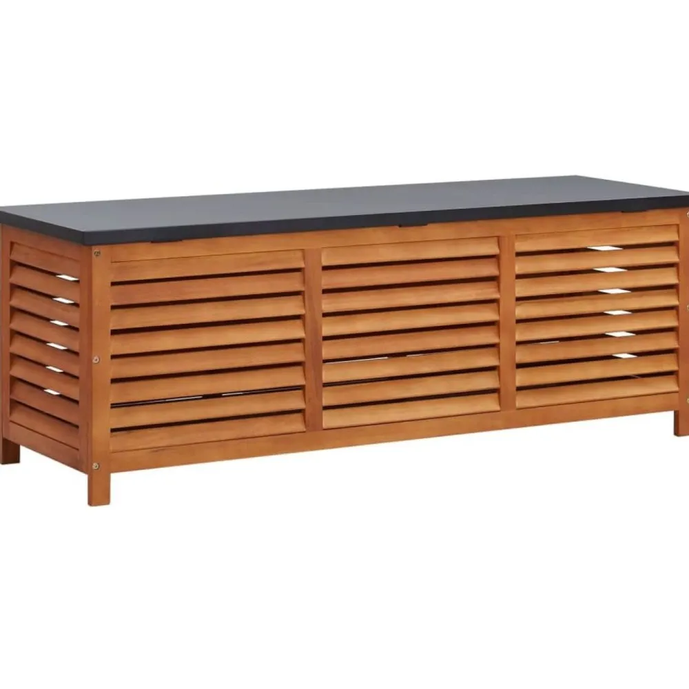 Puutarhan säilytyslaatikko 150x50x55 cm eukalyptuspuu*FinePRICE Hot