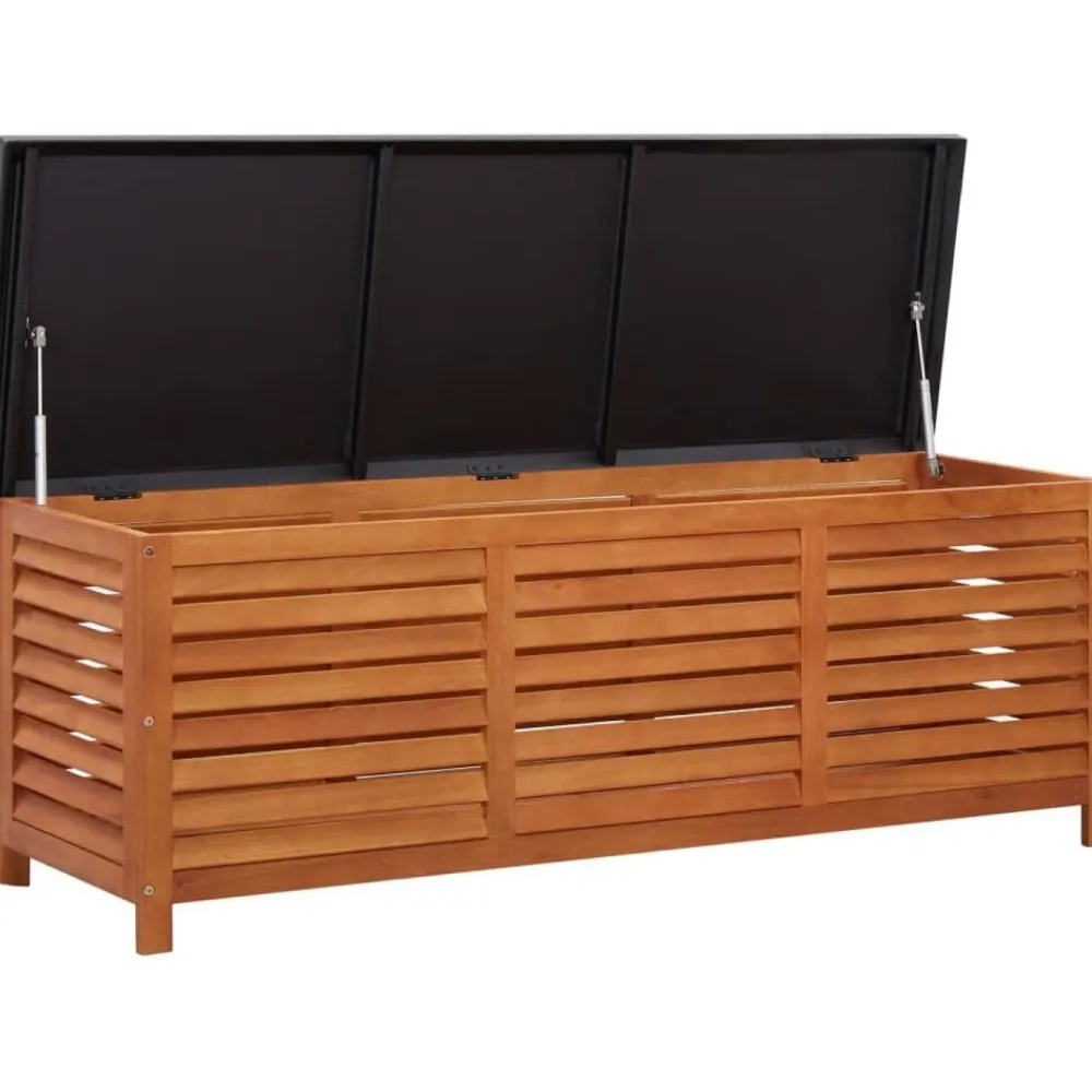 Puutarhan säilytyslaatikko 150x50x55 cm eukalyptuspuu*FinePRICE Hot