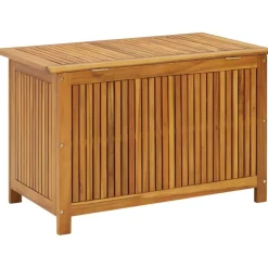 Hot Puutarhan varastolaatikko, 90x50x106 cm, täysi akaasiapuu Säilytyslaatikot Ulos