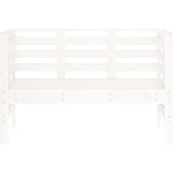 Sale Puutarhapenkki valkoinen 111,5x53x71 cm, mänty Puutarhapenkit