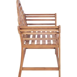 Puutarhapenkki 127x58,5x92,5 cm, tiikki*FinePRICE Hot