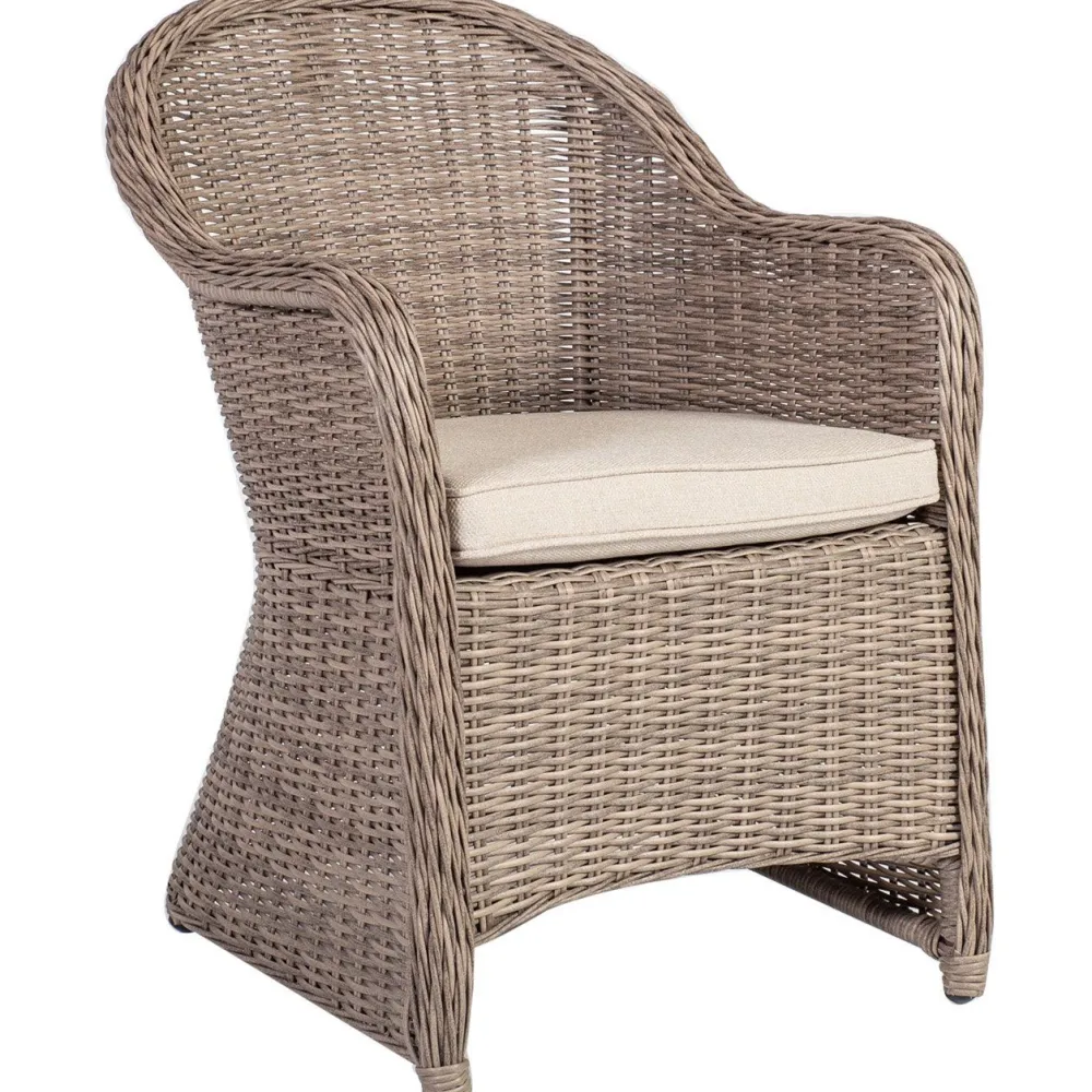 Puutarharyhmä TOSCANA, 6 tuolia, beige*Home4you Hot