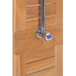Puutarhasuihku täysi tiikki 70x75x204 cm*FinePRICE Discount
