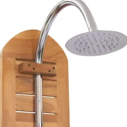 Puutarhasuihku täysi tiikki 70x75x204 cm*FinePRICE Discount