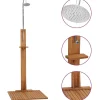 Puutarhasuihku 75x75x210 cm täysi tiikki*FinePRICE Outlet