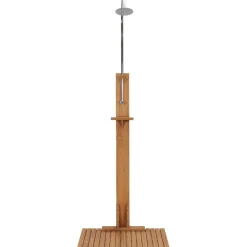 Puutarhasuihku 75x75x210 cm täysi tiikki*FinePRICE Outlet