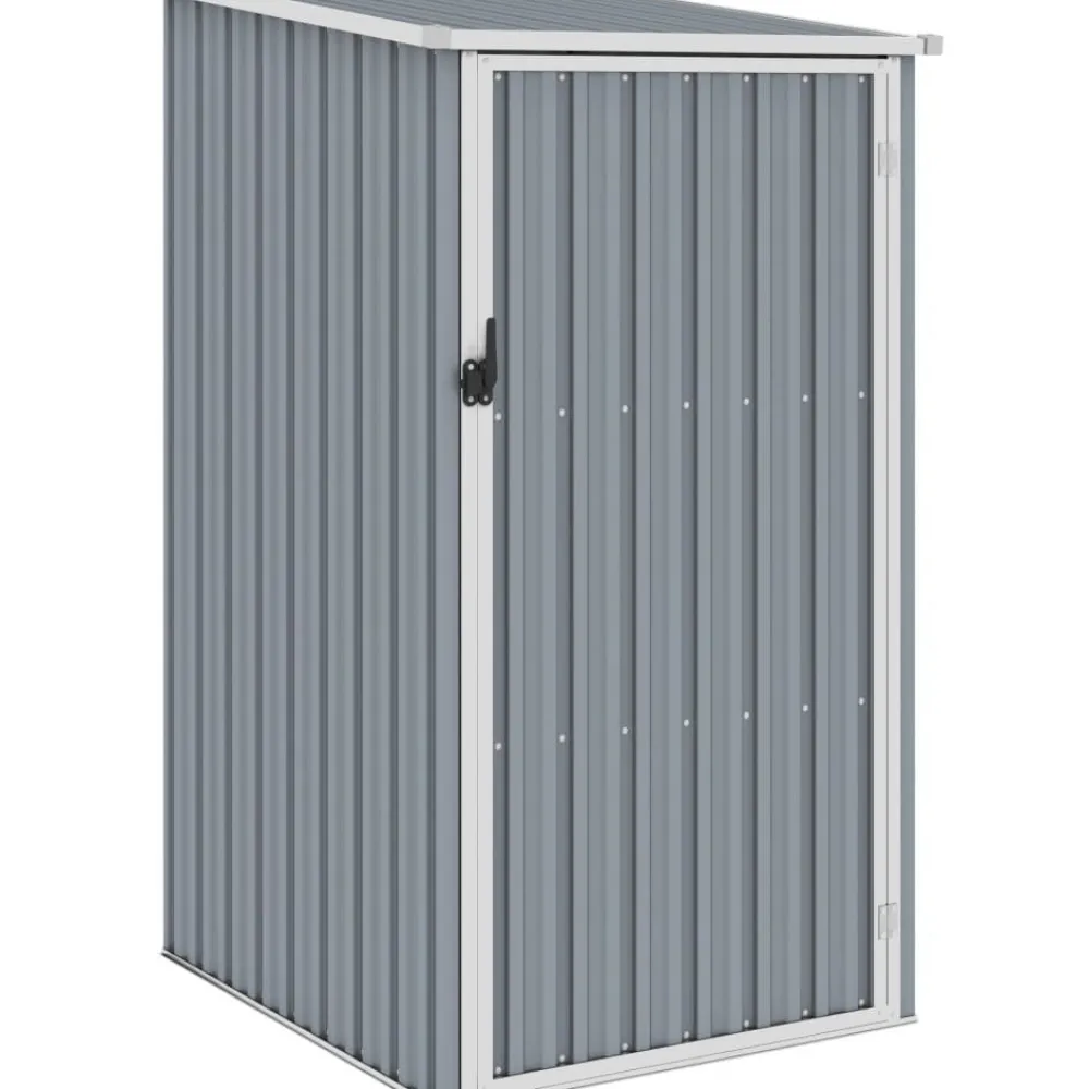 Puutarhavaja harmaa 87x98x159 cm galvanoitu teräs 0,85m2*FinePRICE Online