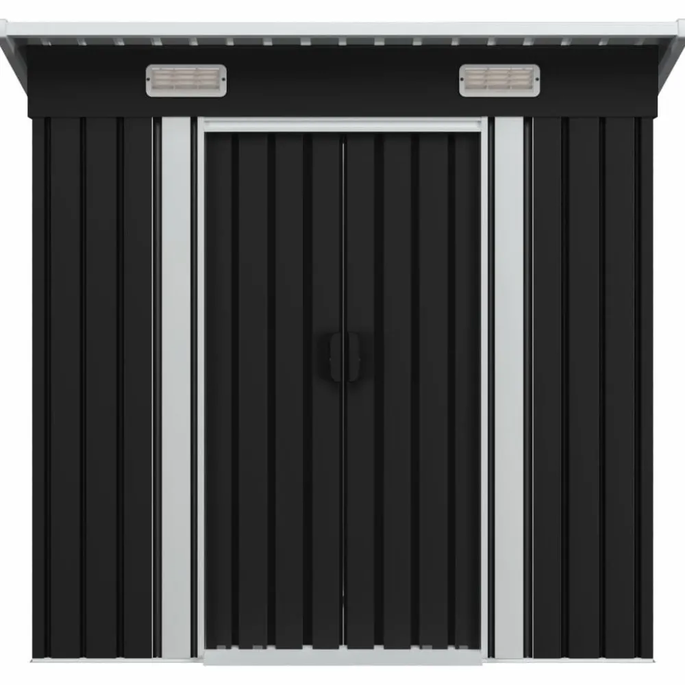 Puutarhavaja 190x124x181cm antrasiitti teräs 2m2*FinePRICE Best