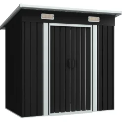 Puutarhavaja 190x124x181cm antrasiitti teräs 2m2*FinePRICE Best