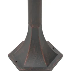 Pylväsvalaisimet puutarhaan 6 kpl e27 110cm alumiini pronssi*FinePRICE