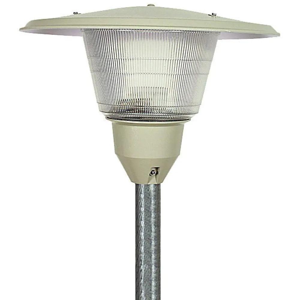 Pylväsvalaisin Puistoprisma, 100W, E27, harmaa*Airam