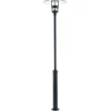 Pylväsvalaisin Freja iso 524-750 Ø 480x2320 mm musta*Konstsmide Hot
