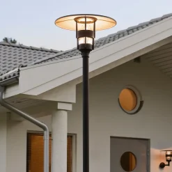 Pylväsvalaisin Freja iso 524-750 Ø 480x2320 mm musta*Konstsmide Hot