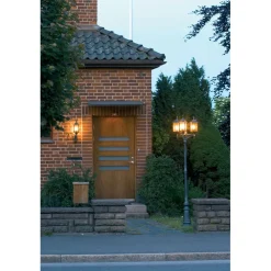 Hot Pylväsvalaisin Milano 7244-759 570x570x2300 mm 3-haarainen mustahopea Pylväsvalaisimet