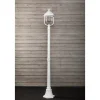 Discount Pylväsvalaisin Kello Ø240x1760 mm valkoinen/kulta Pylväsvalaisimet