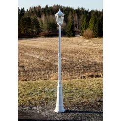Discount Pylväsvalaisin Milano Maxi Ø310x2555 mm valkoinen Pylväsvalaisimet