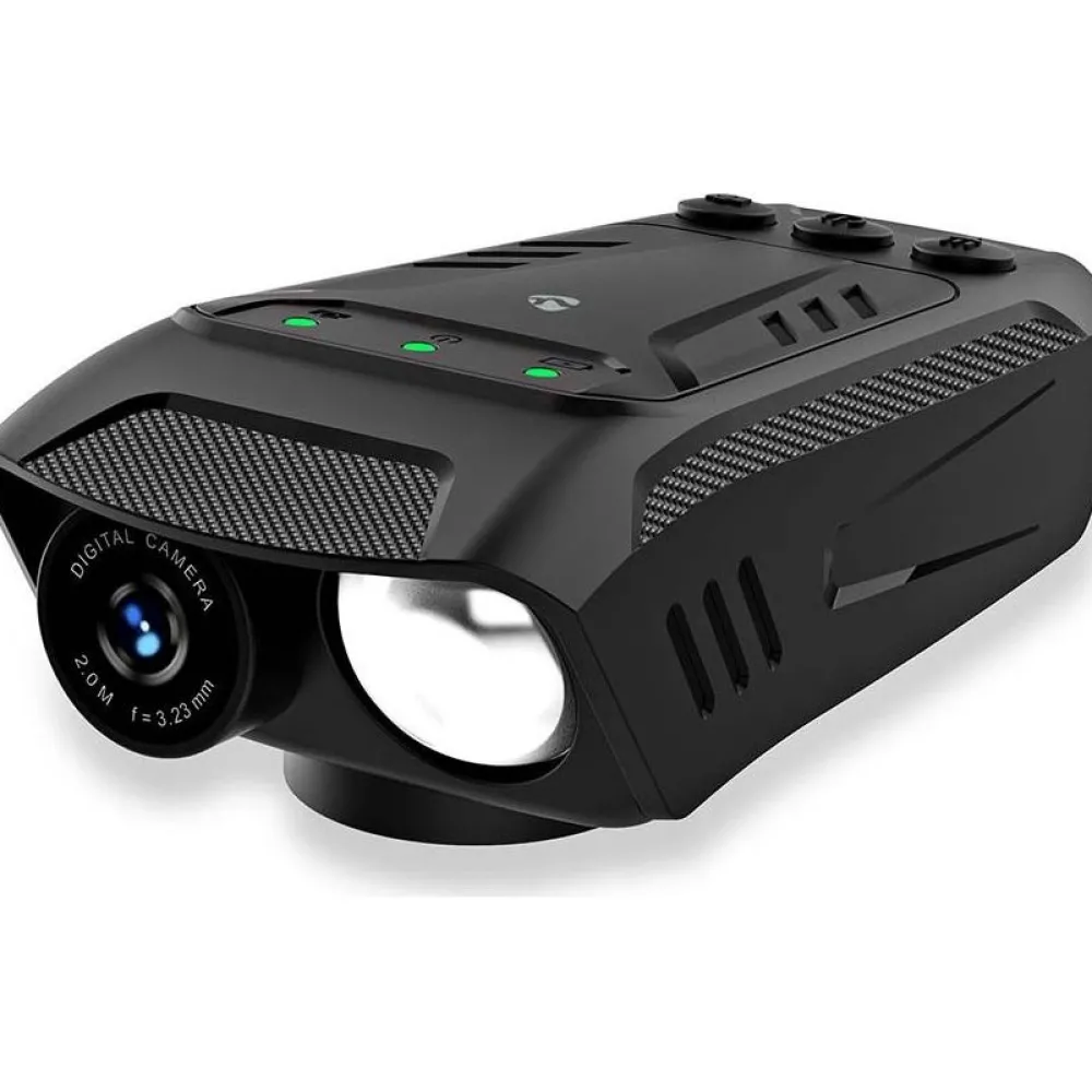 Pyöräkamera valolla ja torvella CCAM100BK Full HD*Nedis New