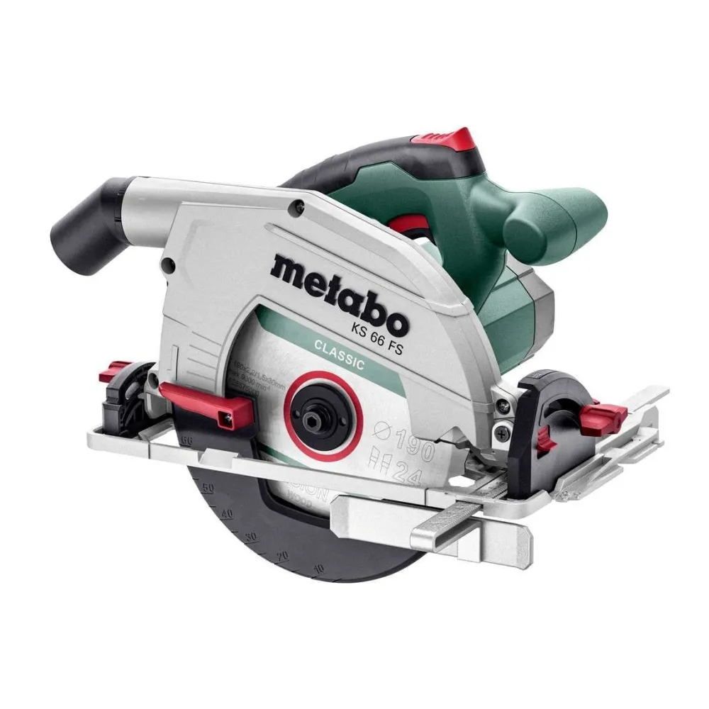 Pyörösaha KS 66 FS X 340 -säilytyslaatikossa*Metabo Clearance