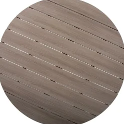 Pöytä PORTO Ø110,5xK73 cm, beige/harmaa*Home4you