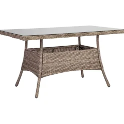 Pöytä Toscana, 140x80cm, harmaanbeige*Home4you Online