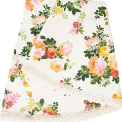 Clearance Pöytäliina HOLLY Ø170 cm, vaalea ruusukuosi, monivärinen Keittiötekstiilit