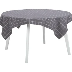 Best Pöytäliina LINEN 136x136 cm, harmaa neliö Keittiötekstiilit