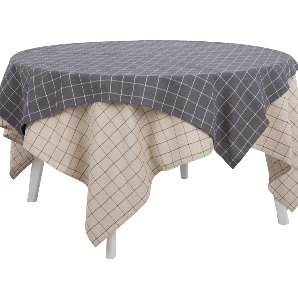 Pöytäliina LINEN 170x170 cm, pellavanvärinen, neliö*Home4you Sale