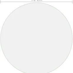 New Pöytäsuoja läpinäkyvä  70 cm 2 mm pvc Keittiötekstiilit