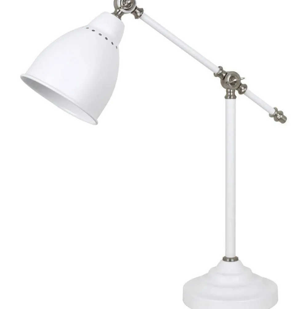 Discount Pöytävalaisin Sansa E27 valkoinen Pöytävalaisimet