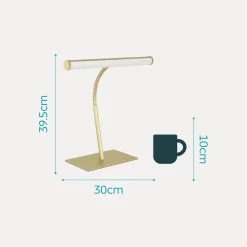Pöytävalaisin Riccione 39.5cm 5W LED CCT 2700K/4000K/6500K 500lm IP20 mattamessinki*Eglo Hot
