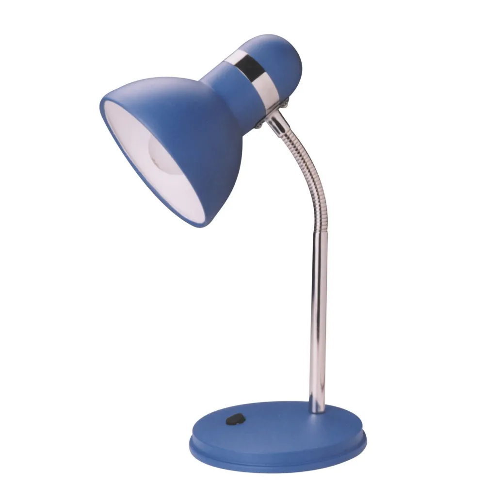 Clearance Pöytävalaisin Oscar 430x150 mm sininen/kromi Lasten Valaisimet