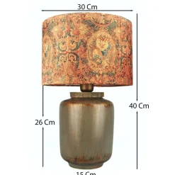 Clearance Pöytävalaisin BK033, ø30cm, E27, max. 40W, IP20, monivärinen Pöytävalaisimet