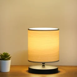 Pöytävalaisin AYD-3246, beige/musta*Linento Lighting