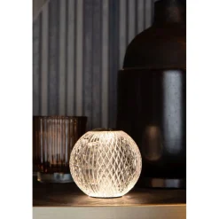 Pöytävalaisin Cintra Ø11cm, 3 Step himmennys, 1x2W/3000K, kirkas*Lucide Best