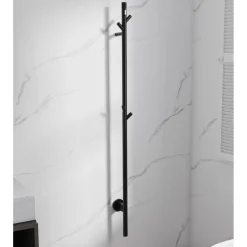 Pyyhekuivain Fas 1200 mm ajastimella mattamusta*Bathlife