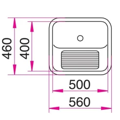 Pyykkiallas P-59071U 560x460 mm rst*Stala Discount