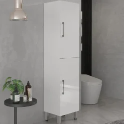 Pyykkikaappi Kaisla, pvc, 160cm, valkoinen*Lektar Indoor Outlet